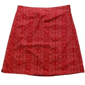 RipSkirt Hawaii Red Diamond Print Athletic Skirt Women's Small Tennis Golf